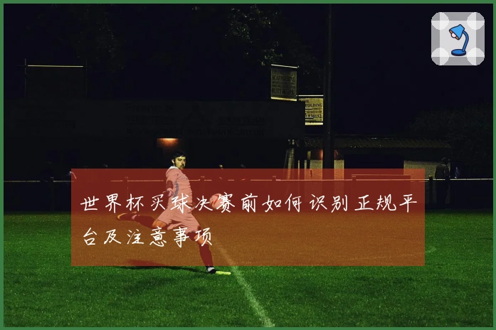世界杯买球决赛前如何识别正规平台及注意事项